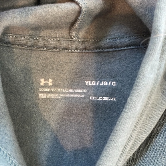 Boy’s Under Armour Fleece Hoodie/Sweatshirt. Size Large. New With Tags. - Picture 9 of 12
